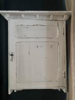 Brocante Frans kastje - wit, 46,5x18x59,5 cm, Ophalen