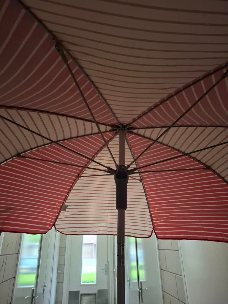 Strandparasol nieuw!, Ophalen of Verzenden, Nieuw, Minder dan 1 meter, Parasolvoet