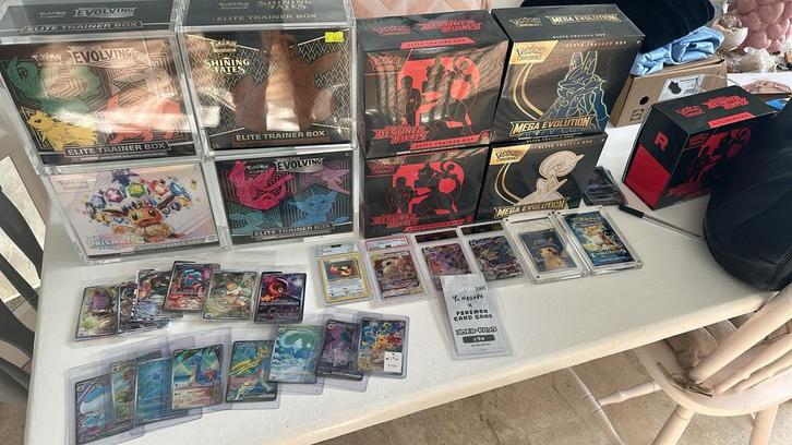 Inkoop Pokémon Collecties - Kaarten, Boosters, ETB's, Hobby en Vrije tijd, Verzamelkaartspellen | Pokémon, Gebruikt, Meerdere kaarten