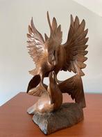 vogels houtsnijwerk uit Indonesië, Antiek en Kunst, Ophalen of Verzenden