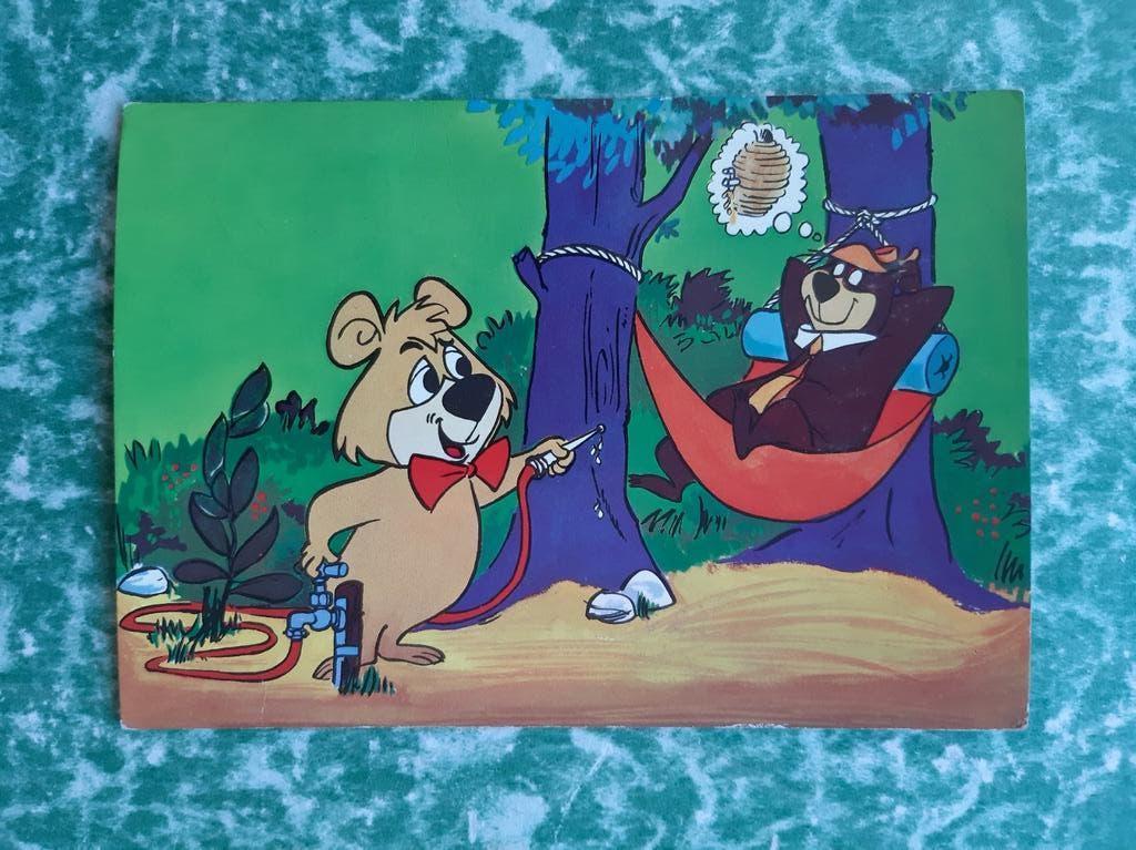 ansichtkaart Disney figuren, Ophalen of Verzenden, Overige figuren, Gebruikt, Overige typen