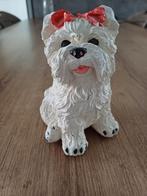 Witte maltezer van gips, Ophalen of Verzenden, Zo goed als nieuw, Dier