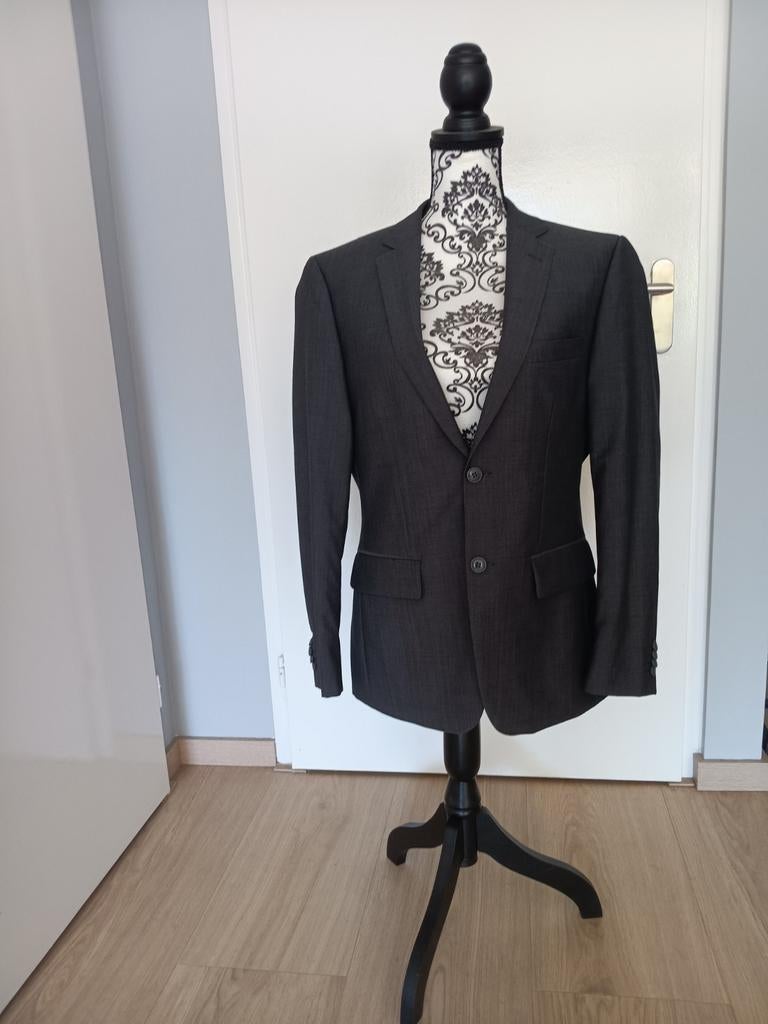 Nieuw Diepgrijs Wool Blend colbert Maat 46, Kleding | Heren, Kostuums en Colberts, LIV, Nieuw, Ophalen of Verzenden, Grijs