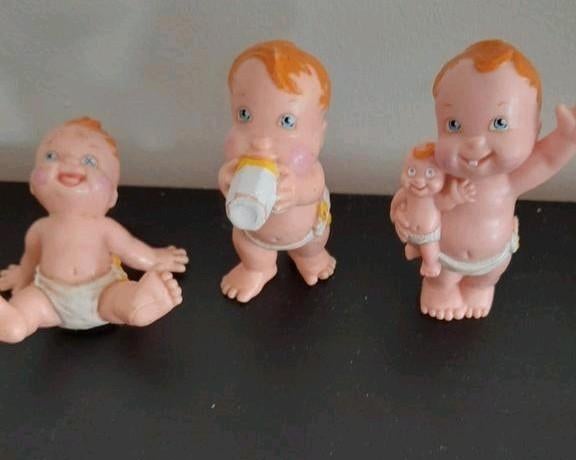 Set van 7 vintage Magic Diaper Babies, Antiek en Kunst, Ophalen of Verzenden