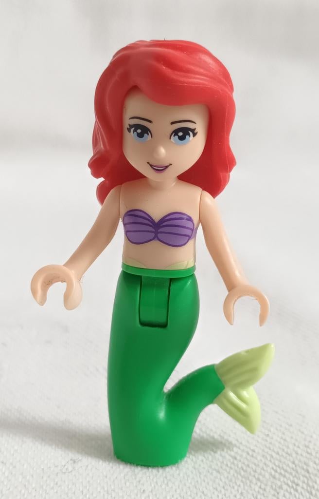 Lego Disney minifig Ariël,  kleine zeemeermin uit set 41050, Lego, Ophalen of Verzenden, Zo goed als nieuw, Minifiguur