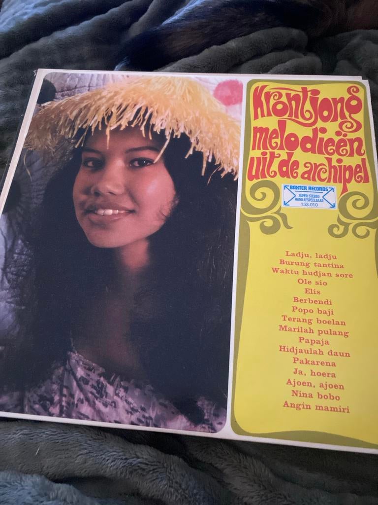 Krontjong Melodieën uit de Archipel LP - Baxter Records, Cd's en Dvd's, Vinyl | Wereldmuziek, Ophalen of Verzenden, Gebruikt, 12 inch