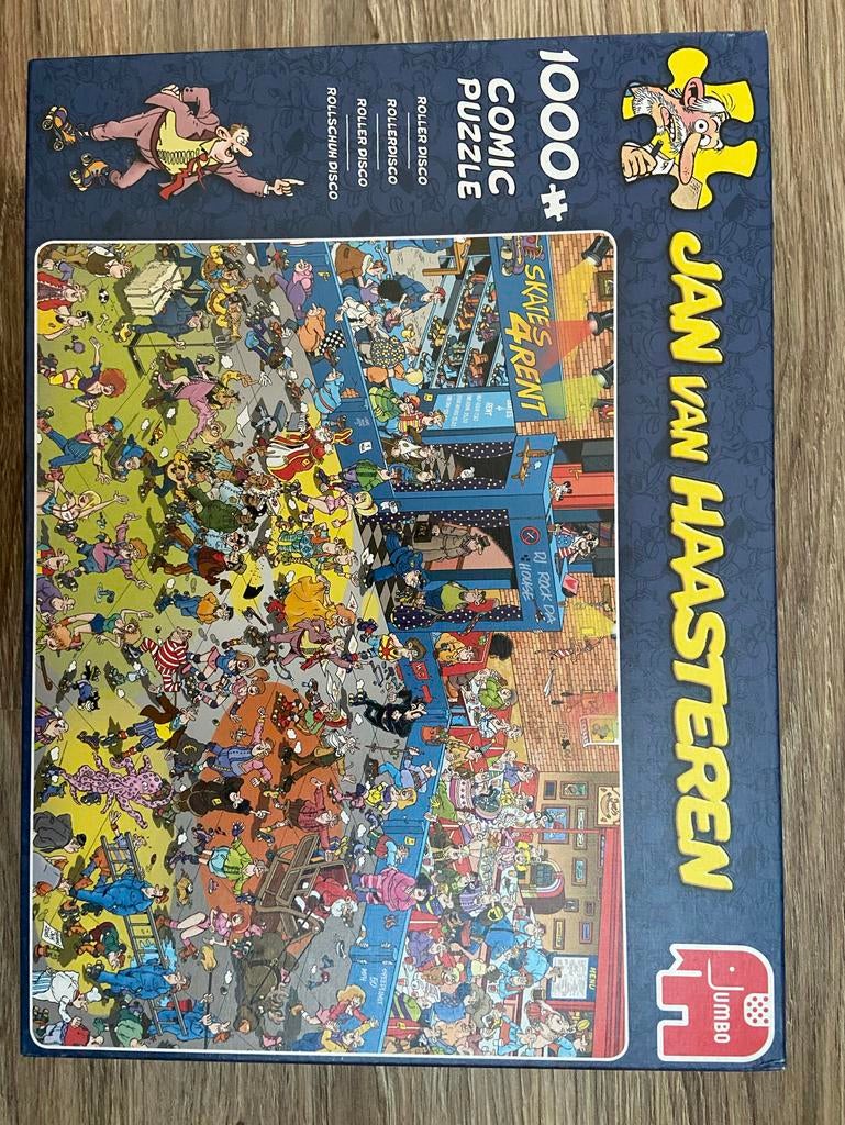Jan van Haasteren Rollerdisco, Hobby en Vrije tijd, Denksport en Puzzels, Ophalen, Meer dan 1500 stukjes, Gebruikt, Legpuzzel