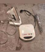 Set keukenspullen tosti ijzer Tefal strijkijzer en bbq spul, Ophalen of Verzenden