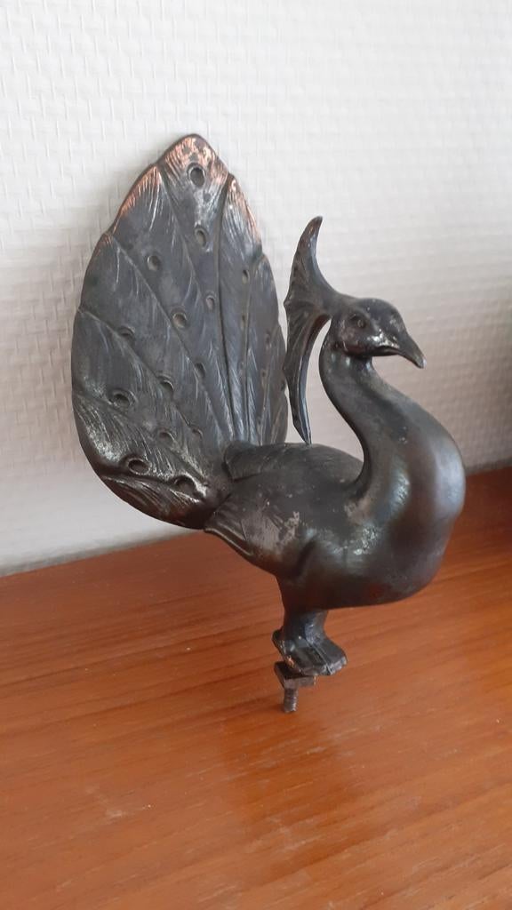 Art Deco Pauw - Decoratief Beeldje, Antiek en Kunst, Ophalen of Verzenden