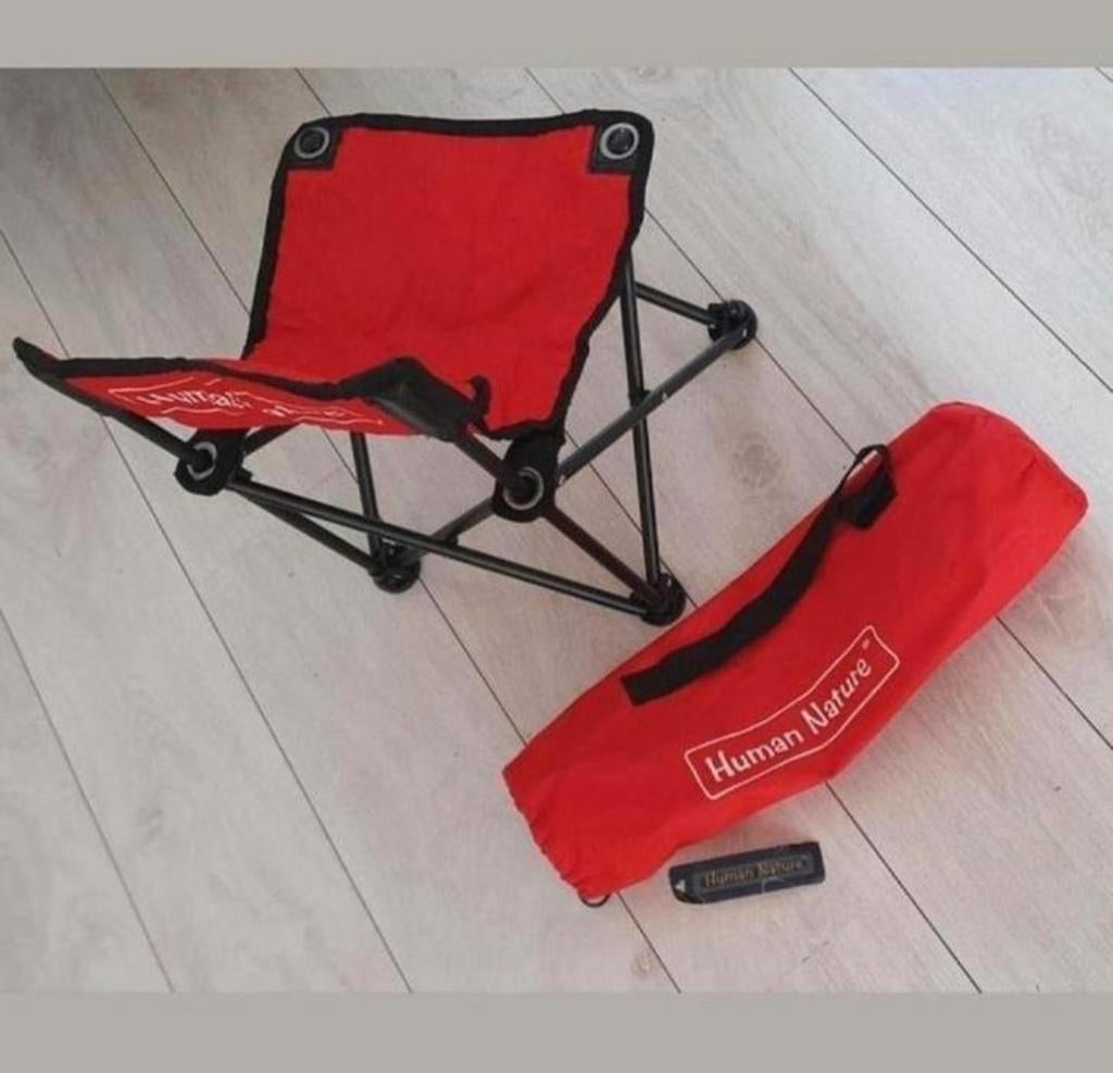 stoeltje NIEUW met draagtas handig voor thuis & onderweg, Caravans en Kamperen, Kampeeraccessoires, Zo goed als nieuw, Ophalen