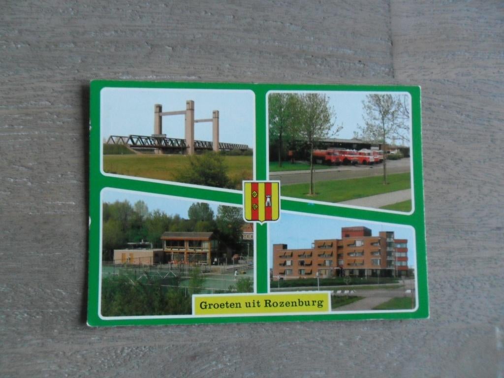 Rozenburg, het Baken/brandweer 1988, Verzenden, 1980 tot heden, Gelopen, Zuid-Holland