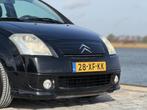 Citroen C2 1.6i-16V VTR|Automaat|Trekhaak|Cruise, 1046 kg, 4 cilinders, 4 stoelen, Zwart
