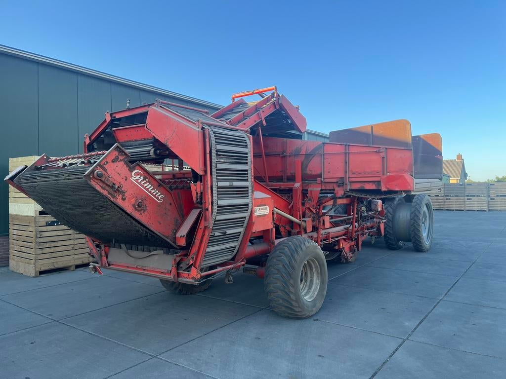 Grimme DN 1500 aardappelrooier, Ophalen