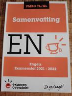 ExamenOverzicht - Samenvatting Examenstof Engels VMBO TL/GL, Ophalen of Verzenden, Nederlands, Overige niveaus, ExamenOverzicht