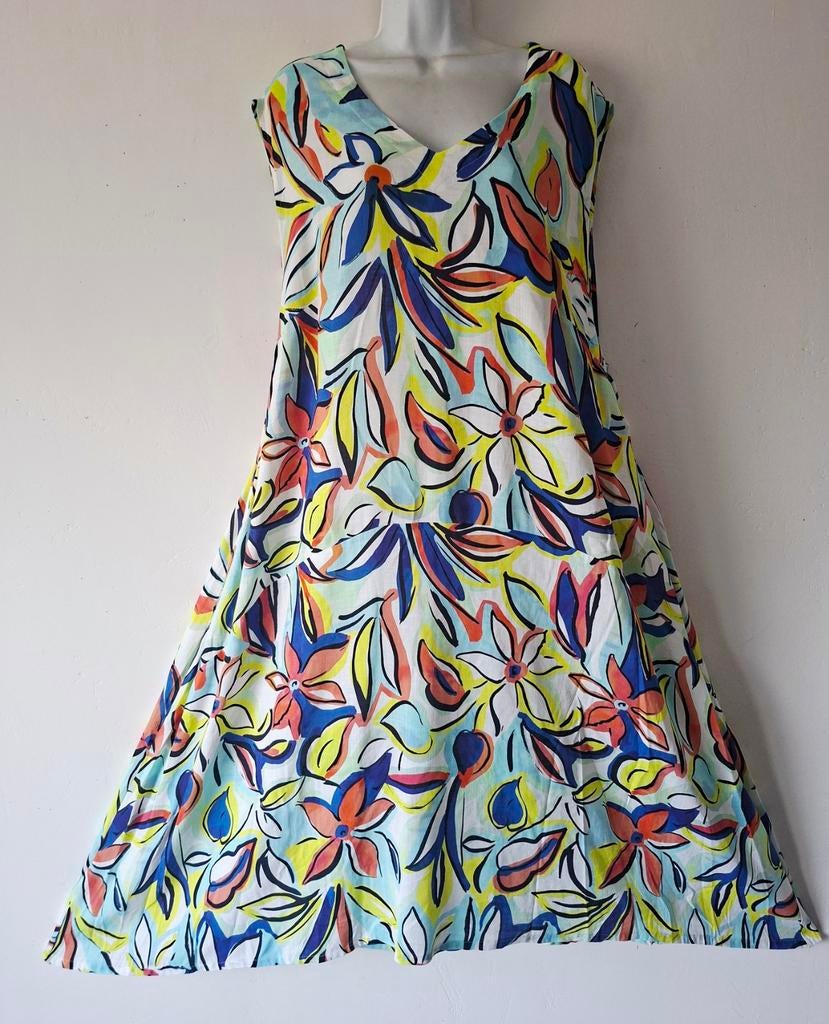 Nieuw Modieuze Multicolour Viscose See You Jurk Mt 54/56, Kleding | Dames, Overige kleuren, See You, Jurk, Nieuw