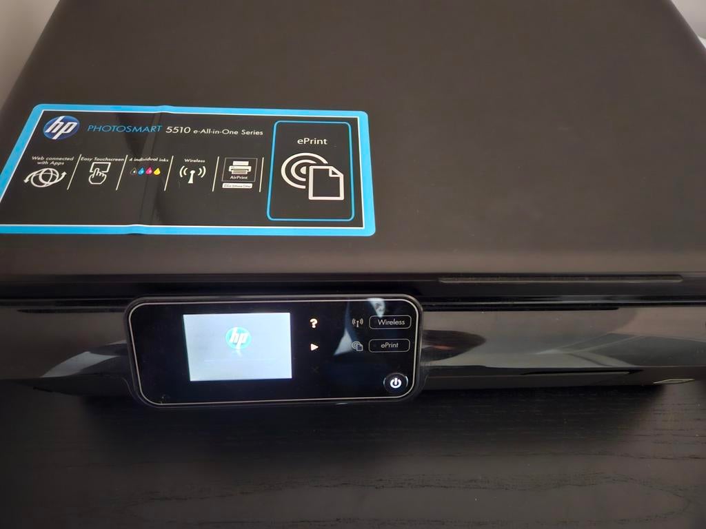 HP Photosmart 5510 All-in-One Printer, print niet goed, Computers en Software, Kleur printen, Gebruikt, Inkjetprinter, All-in-one