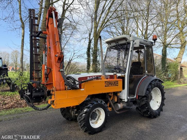 Steyr 8075 Smalspoor met maaiarm, Zakelijke goederen, Agrarisch | Tractoren