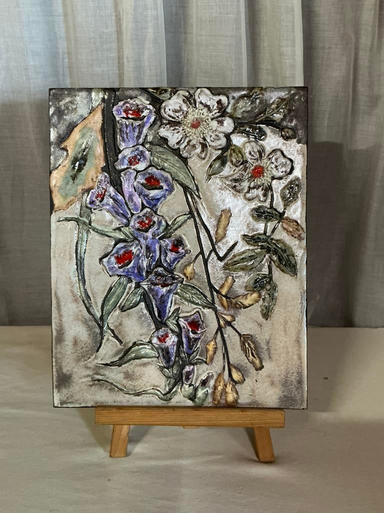 Keramiek wandbord ,West Germany ,Ruscha keramiek, Ophalen of Verzenden