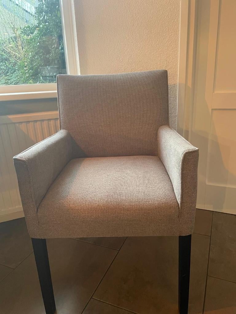 Eetkamerstoel -fauteuil - 2 stuks, Huis en Inrichting, Stoelen, Ophalen, Gebruikt, Twee, Overige kleuren