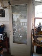 hardhouten buitendeur 211,5 bij 83, Ophalen, Gebruikt, 80 tot 100 cm, Buitendeur