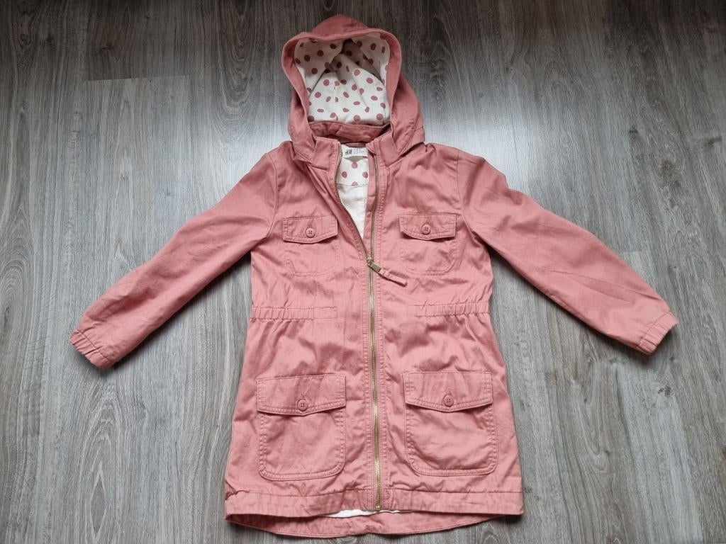 Lentejas meisje mt 128, Kinderen en Baby's, Kinderkleding | Maat 128, Ophalen of Verzenden, Zo goed als nieuw, Meisje, Jas