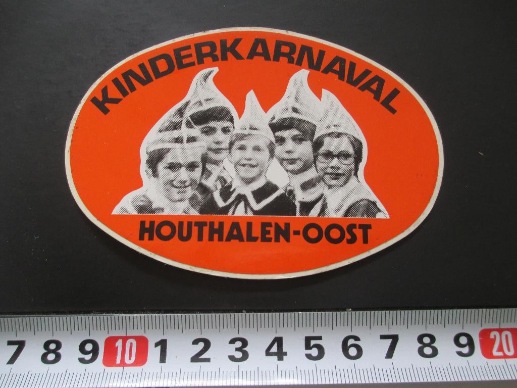 sticker kinderkarnaval houthalen - oost belgië carnaval, Verzamelen, Ophalen, Zo goed als nieuw