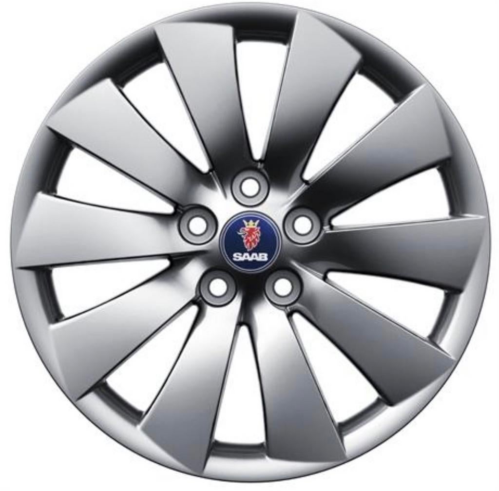 Gezocht: Saab Turbine velgen (met / zonder banden) - 19 inch, Auto-onderdelen, Banden en Velgen, 18 inch, Banden en Velgen, Ophalen of Verzenden