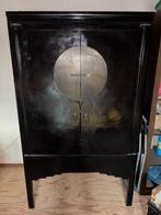 Zwarte Chinese Bruidskast - Authentiek en Elegant, Antiek en Kunst, Antiek | Meubels | Kasten, Ophalen