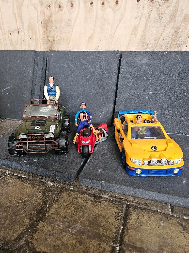 Actionman, Ophalen, Gebruikt