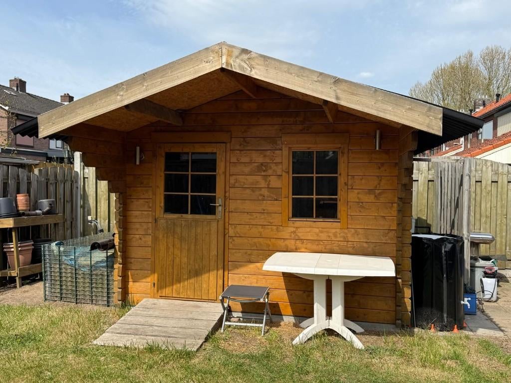 tuinhuis goed onderhouden, Tuin en Terras, Tuinhuizen, Ophalen, Tuinhuis, 250 tot 500 cm, 2 ramen