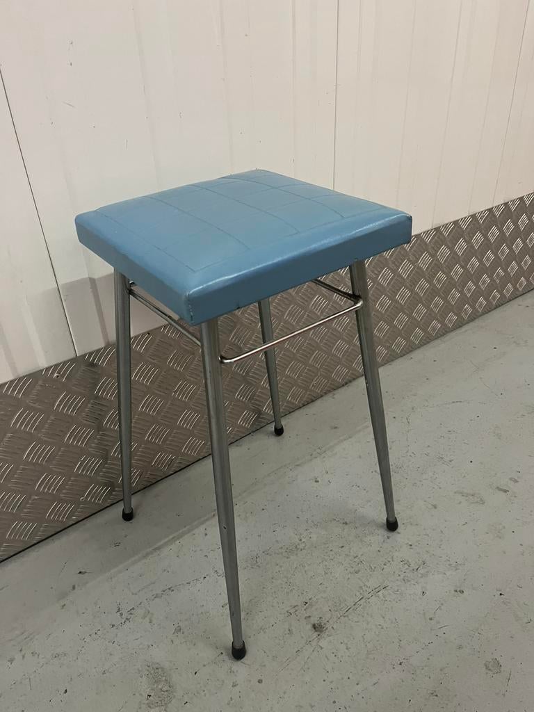 Retro Brabantia kruk keukenkruk vintage, Ophalen, Zo goed als nieuw, Hout