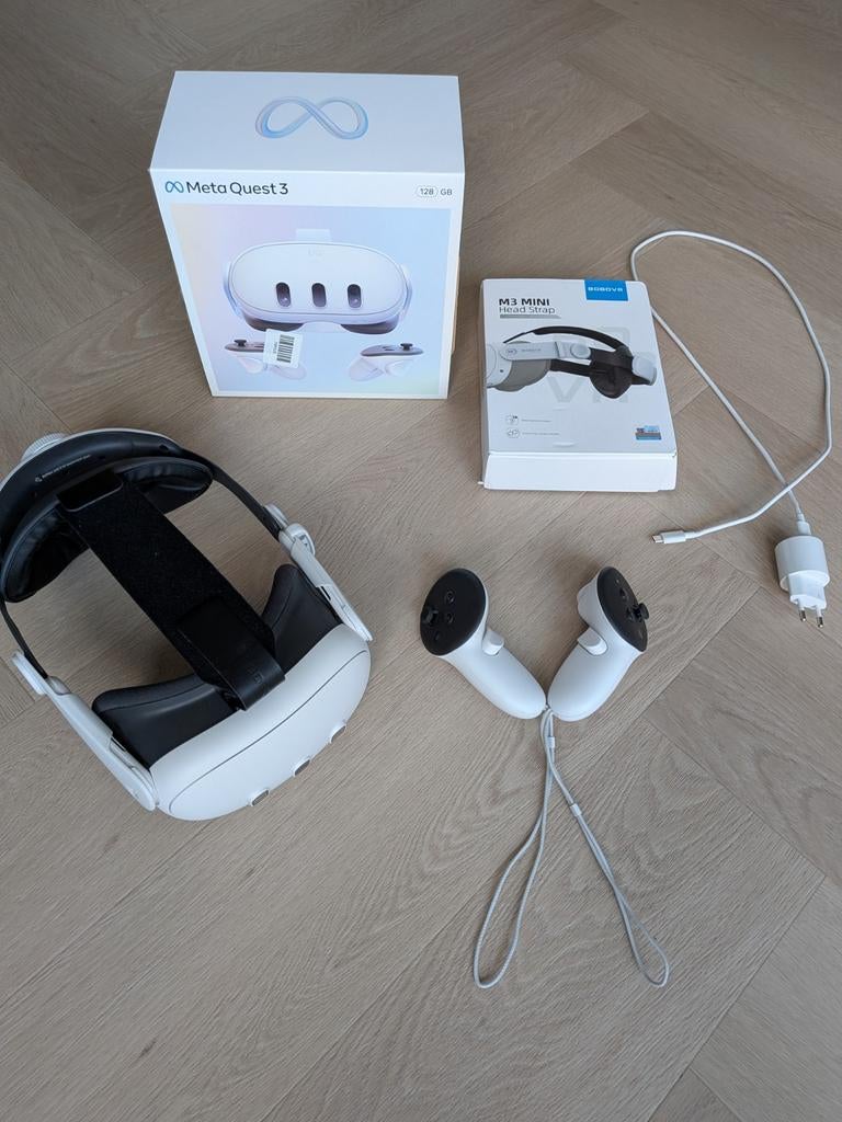Meta Quest 3 compleet, zo goed als nieuw, Ophalen of Verzenden, Zo goed als nieuw, Overige platformen