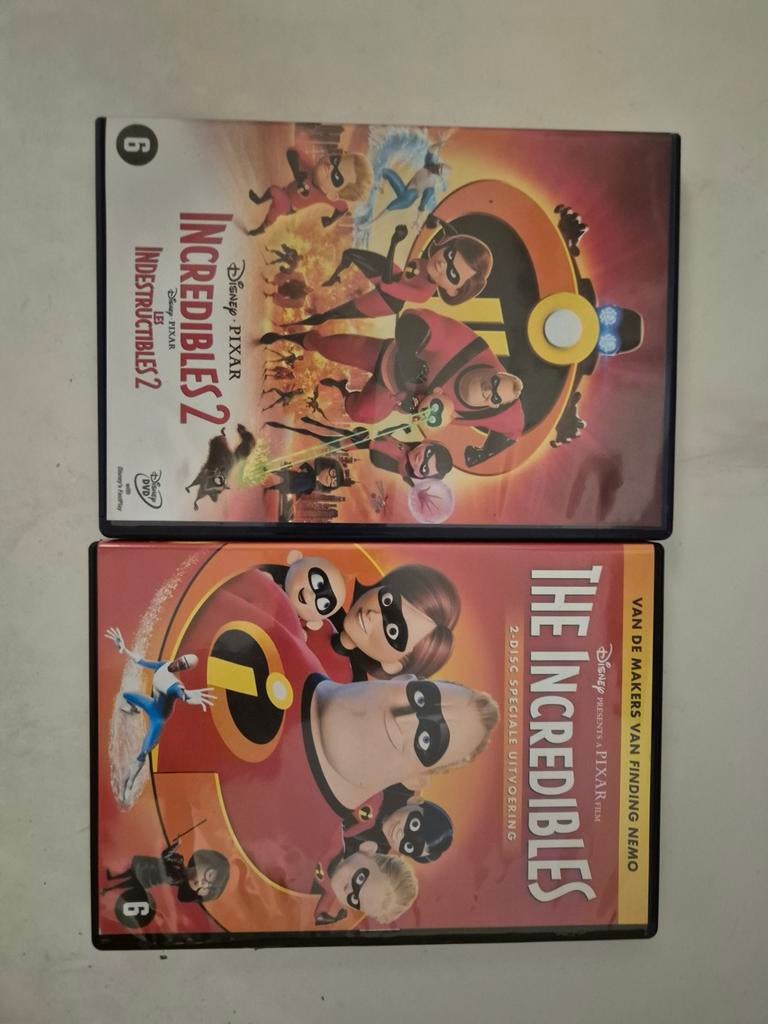 The Incredibles en Incredibles 2 DVD's, Ophalen