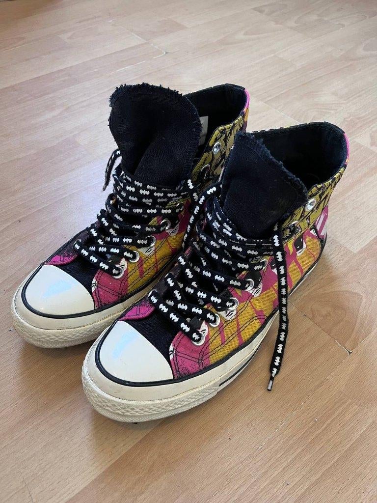 Converse Batman 80th Anniversary , maat 42, Zwart, Ophalen of Verzenden, Zo goed als nieuw, Converse All Star