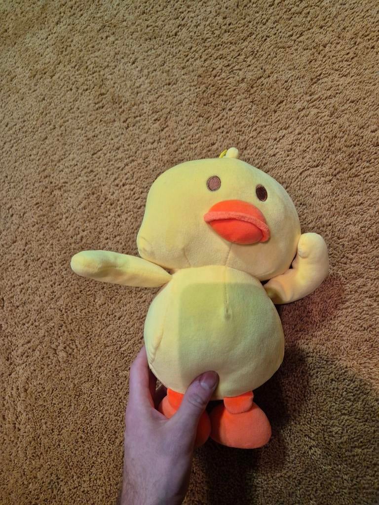 Knuffel EEND, Geel, Nieuw, Ophalen of Verzenden, Middelgroot (20 tot 80 cm)