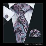 Dennis Gadgets: 100 % zijden stropdas ( 3 delig !! ) DG 1643, Ophalen of Verzenden, Nieuw, Overige kleuren, Met patroon