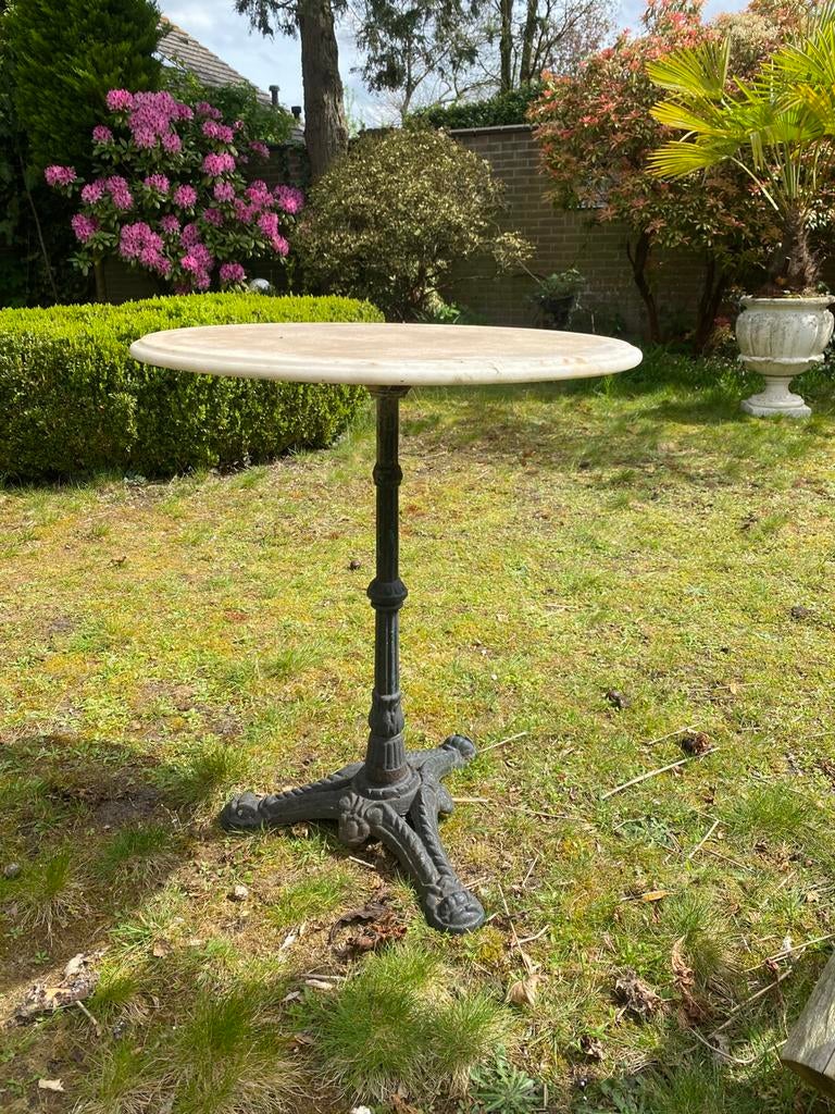 Gietijzer met stenen plaat, Ophalen of Verzenden, Zo goed als nieuw