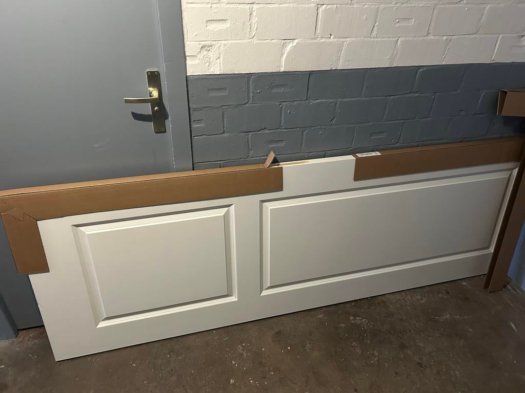 Binnendeur Calgary Wit Afgelakt, 80 tot 100 cm, 215 cm of meer, Binnendeur, Nieuw