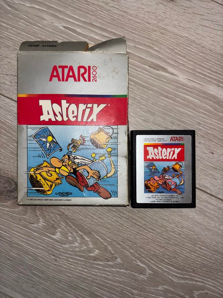 Vintage Atari 2600 Asterix game, Ophalen of Verzenden, Zonder controller, Atari 2600, Gebruikt