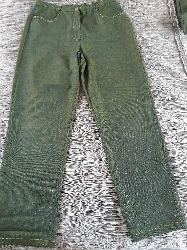 LANGE BROEK, CREATION ATELIER, MAAT 40-42, Kleding | Dames, Maat 38/40 (M), Blauw, Ophalen of Verzenden, Lang