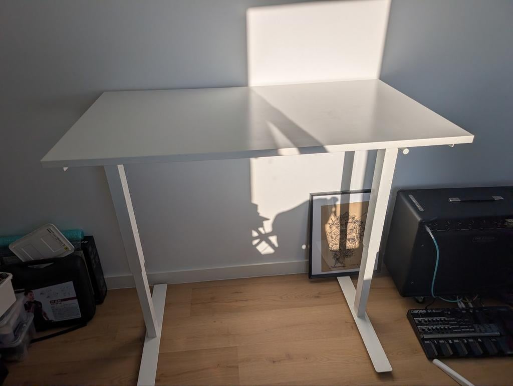 Ikea Trotten 120x70, Ophalen, Zit-sta bureau, Gebruikt, Spaanplaat of MDF