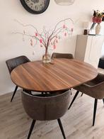 Ovalen en ronde houten eettafel, Gebruikt, 100 tot 150 cm, 200 cm of meer, Ophalen of Verzenden