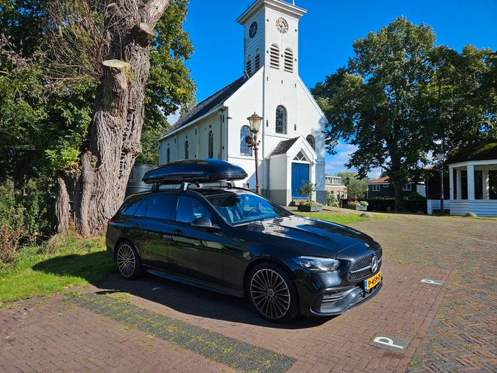 Mercedes Dakkoffer met Dakdragers - Zwart Metallic, Auto diversen, Dakkoffers, Gebruikt, Ophalen of Verzenden
