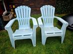 Loungestoelen UV bestendig PRO Garden relaxstoelen Aquablauw, Ophalen, Gebruikt
