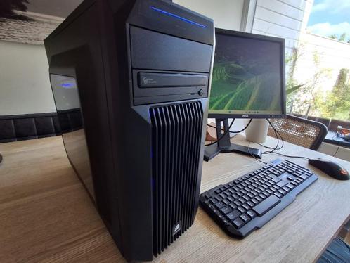 Gamepc Ryzen 5500 gtx 1080, Computers en Software, Desktop Pc's, Zo goed als nieuw, 3 tot 4 Ghz, SSD, 16 GB, Met videokaart, Gaming