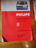 Philips/grundig bandrecorder handleiding, Ophalen of Verzenden, Bandrecorder