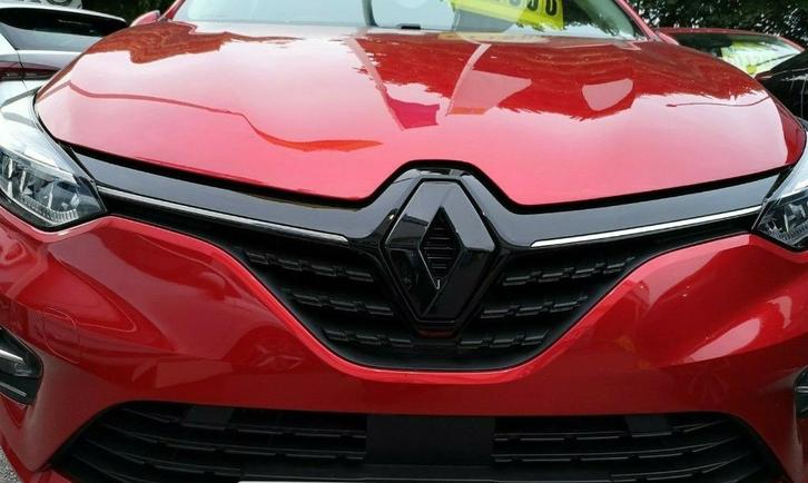 Zwart logo cover RENAULT CLIO 5 2019 - 2024, Auto diversen, Tuning en Styling, Ophalen of Verzenden