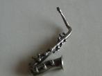 Miniatuur zilver DG4 muziek saxofoon zilveren miniaturen, Verzenden, Zilver