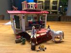 Schleich woonwagen met accessoires, Ophalen of Verzenden, Zo goed als nieuw