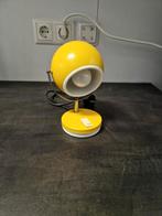 Space age Geel Eyball Lamp Vintage tafel bollamp  70's, Ophalen of Verzenden